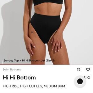 Left On Friday Hi Hi Swim Bottoms Size Medium